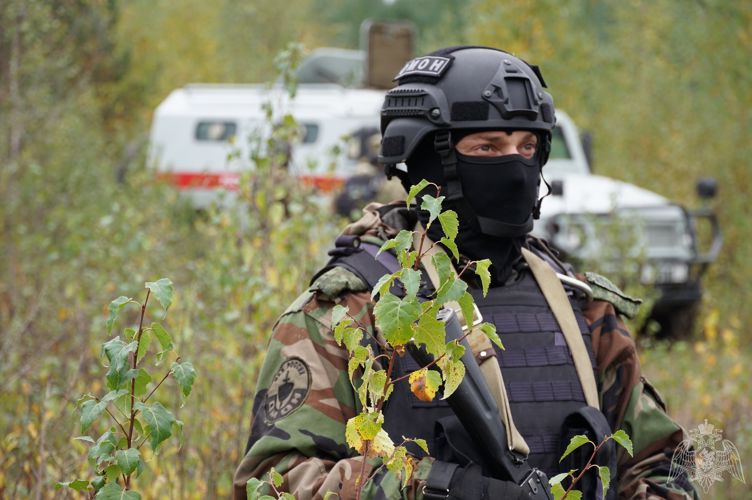 В Ивановской области прошёл полевой выход бойцов ОМОН Росгвардии