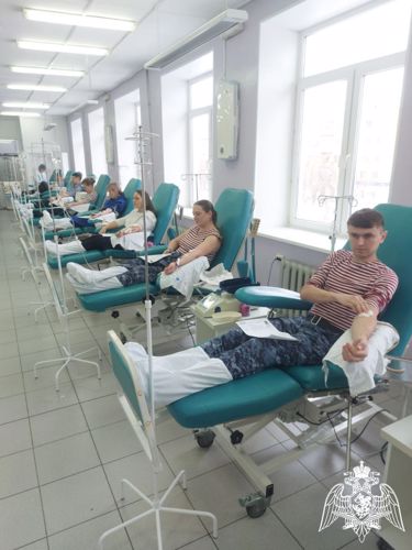 В Иванове росгвардейцы присоединились к ведомственной донорской акции