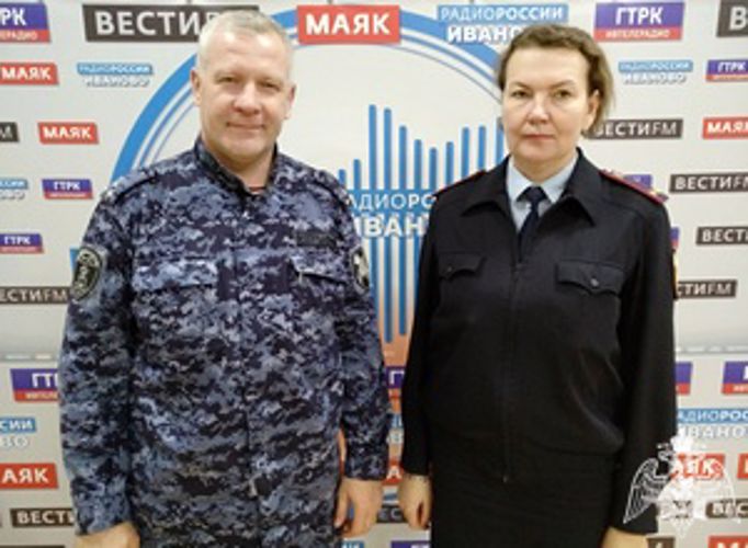 В эфире «Радио России-Иваново» офицеры тероргана Росгвардии рассказали об охране социально значимого автотранспорта