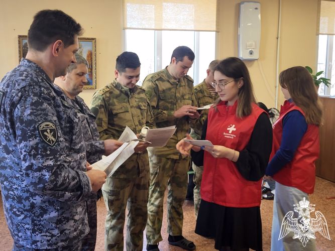 Росгвардейцы поддержали донорскую акцию «Капля добра»