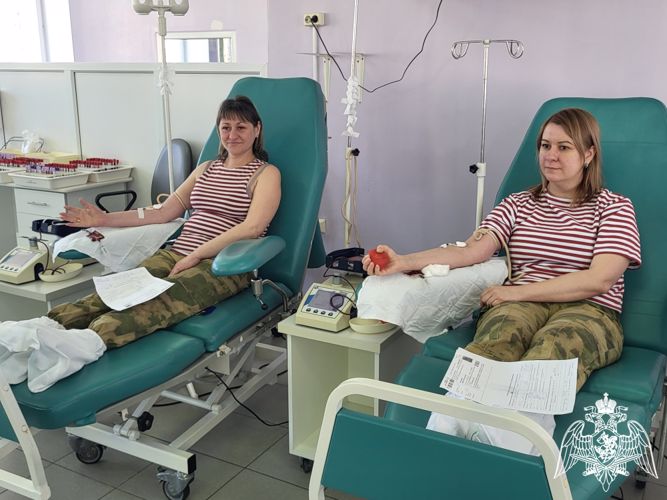 Росгвардейцы поддержали донорскую акцию «Капля добра»