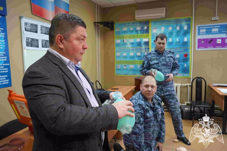 В Иванове росгвардейцы изучили методы оказания первой помощи пострадавшим