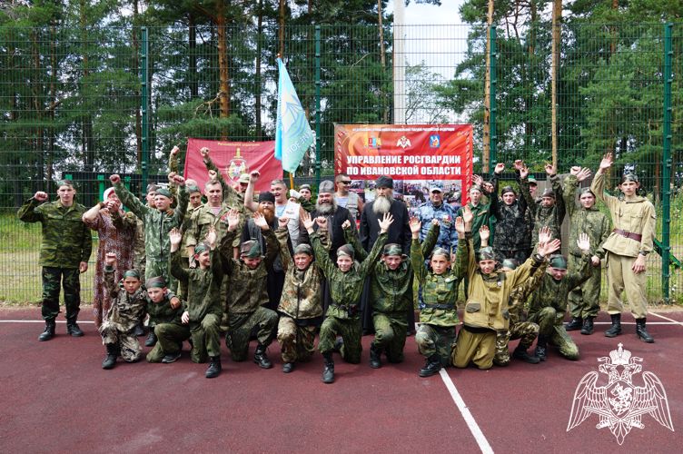 В Ивановской области росгвардейцы стали почетными гостями на военно-спортивных сборах «Клещёвские зори 2023»