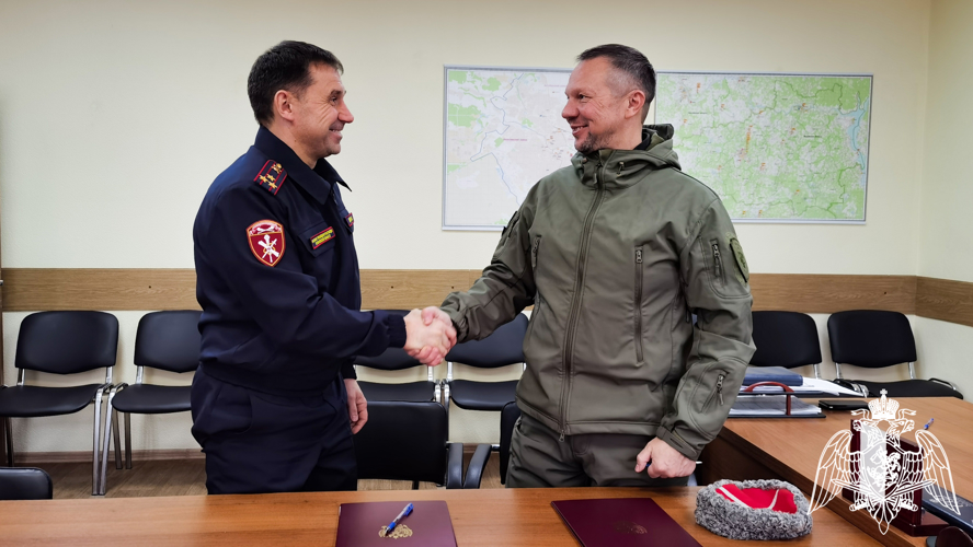 В Иванове росгвардейцы договорились о сотрудничестве с казаками