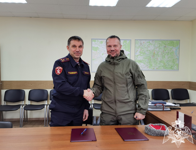 В Иванове росгвардейцы договорились о сотрудничестве с казаками