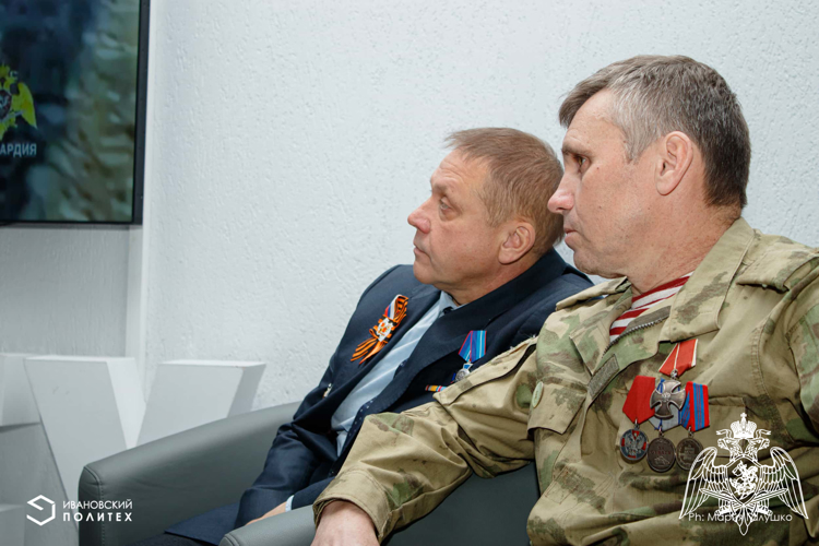 Росгвардейцы выступили перед ивановскими студентами в рамках проекта «Я горжусь. Герои»