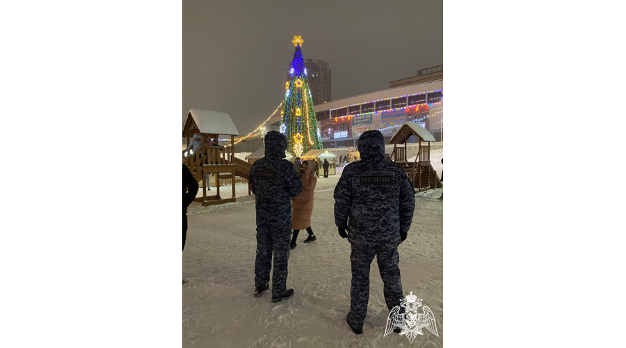 Сотрудники Росгвардии обеспечили охрану общественного порядка в новогоднюю ночь в Ивановской области