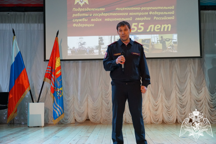 55 -летие образования службы отметили в Иванове сотрудники лицензионно-разрешительной работы управления Росгвардии