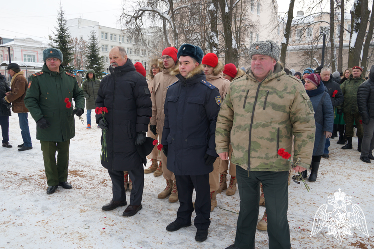 Сотрудники, военнослужащие и ветераны Росгвардии почтили память воинов-интернационалистов в Иванове