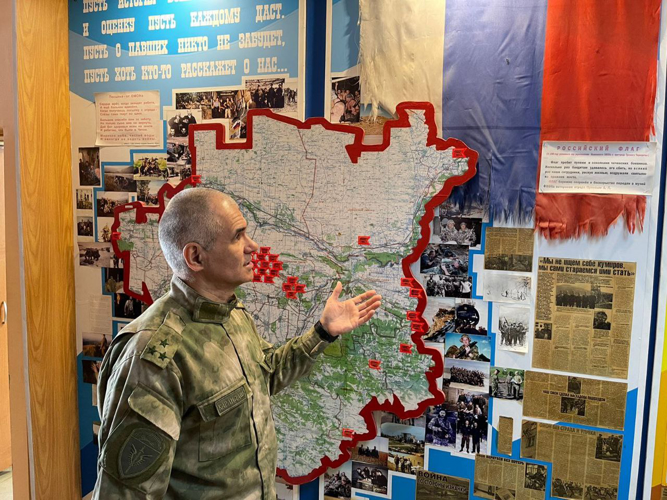 К сотрудникам ОМОН «Спарта» пришли в гости курсанты ВПША «Высота»