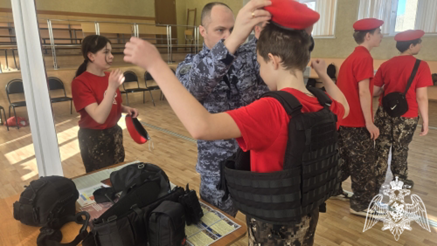 Росгвардия поддержала участников военно-патриотической игры в Иванове