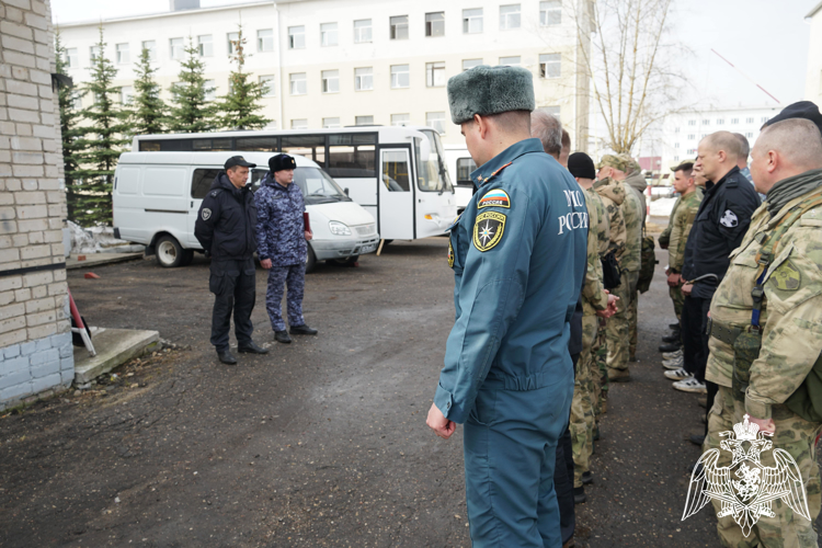 В ОМОН «Спарта» состоялось противопожарное занятие