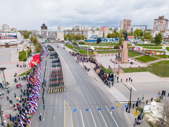 В День Победы представители Росгвардии приняли участие в праздничных мероприятиях