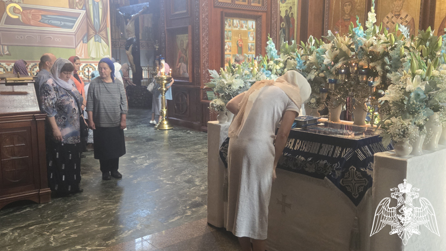 В праздник Успения Божией Матери росгвардейцы посетили Божественную литургию