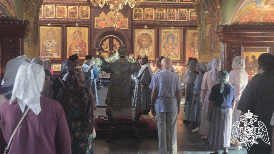 В праздник Успения Божией Матери росгвардейцы посетили Божественную литургию