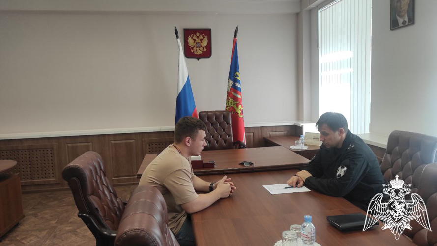 В Иванове начальник территориального управления Росгвардии провел личный прием граждан