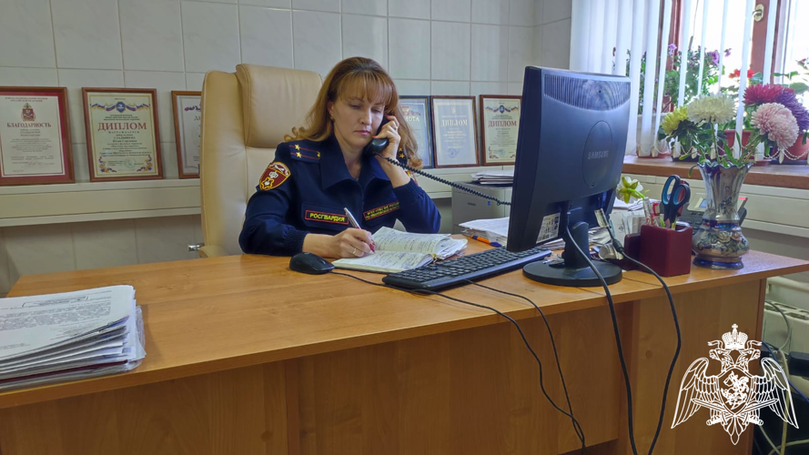В Иванове прошла прямая линия с сотрудниками вневедомственной охраны Росгвардии