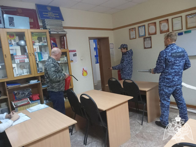 В Ивановской области прошли совместные учения Росгвардии и регионального МЧС по пожарной безопасности