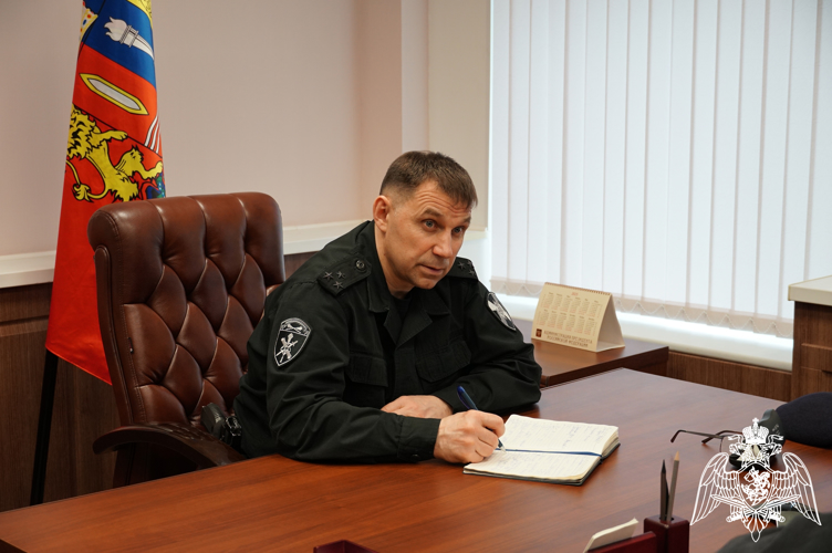 В Иванове начальник регионального Управления Росгвардии провел прием граждан в Приёмной Президента Российской Федерации в Ивановской области 