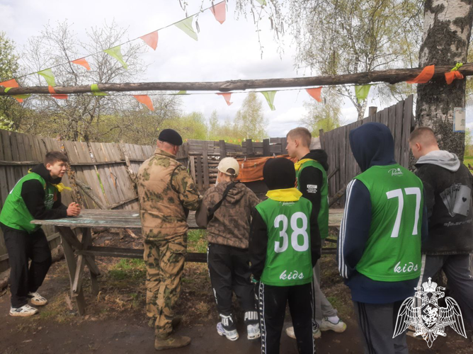 В Ивановской области сотрудники Росгвардии выступили судьями на военно-спортивной игре