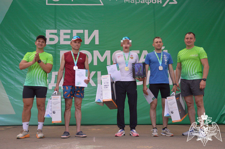 Ивановские росгвардейцы стали призёрами Зелёного марафона 