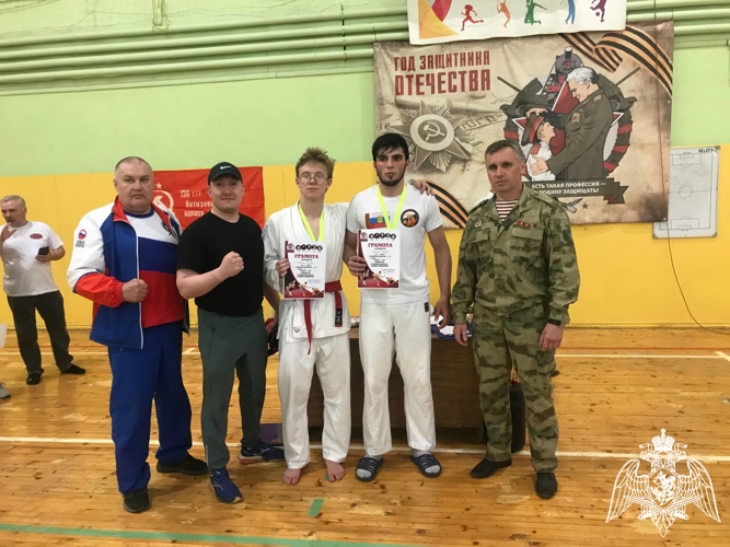 Представитель Росгвардии стал почётным гостем на чемпионате по всестилевому каратэ в Вичуге