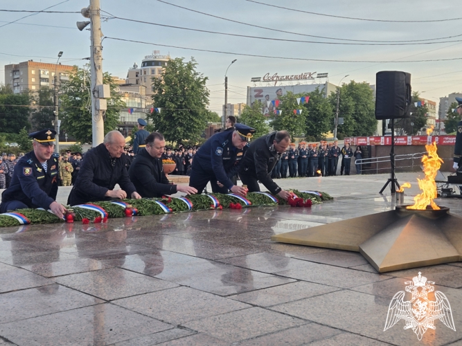 В Иванове росгвардейцы почтили память погибших в годы Великой Отечественной войны