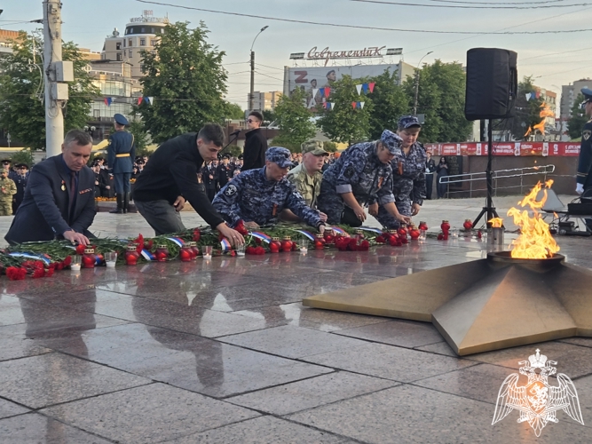 В Иванове росгвардейцы почтили память погибших в годы Великой Отечественной войны