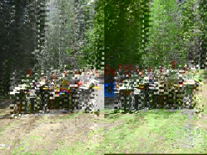 В Иванове сотрудники ОМОН «Спарта» Росгвардии организовали для детей военно-патриотическую эстафету