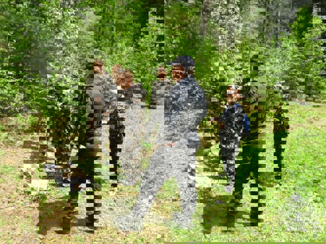 В Иванове сотрудники ОМОН «Спарта» Росгвардии организовали для детей военно-патриотическую эстафету