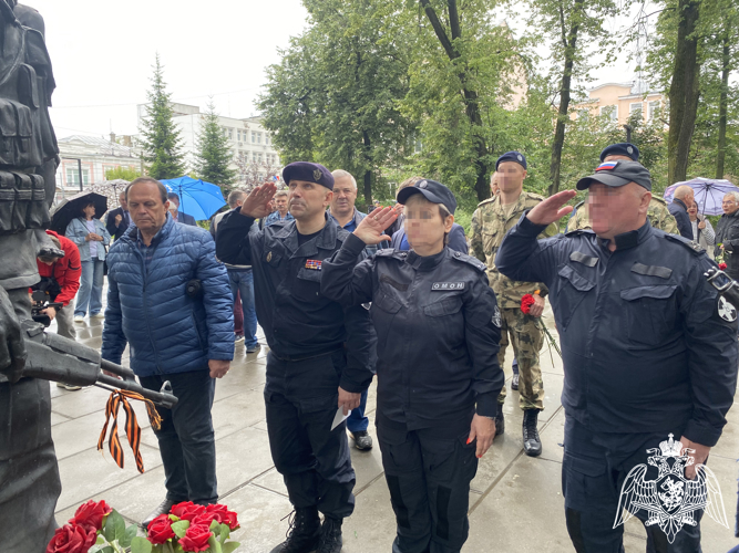 В Иванове личный состав и ветераны регионального Управления Росгвардии почтили память ветеранов боевых действий  