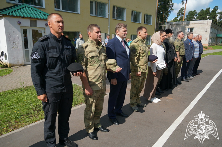 Сотрудники Росгвардии приняли участие в открытии военно-спортивных сборов «Клещёвские зори» в Шуйском районе