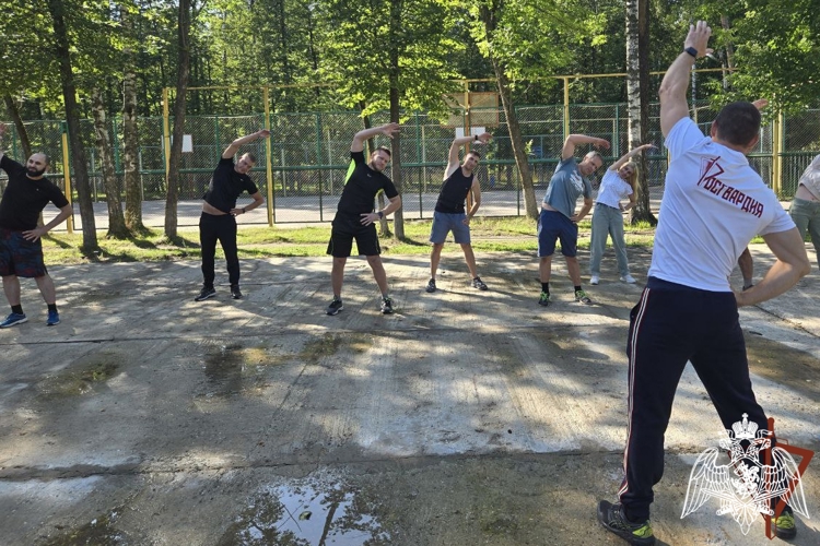В Иванове росгвардейцы провели спортивное мероприятие, посвященное Всероссийскому дню физкультурника