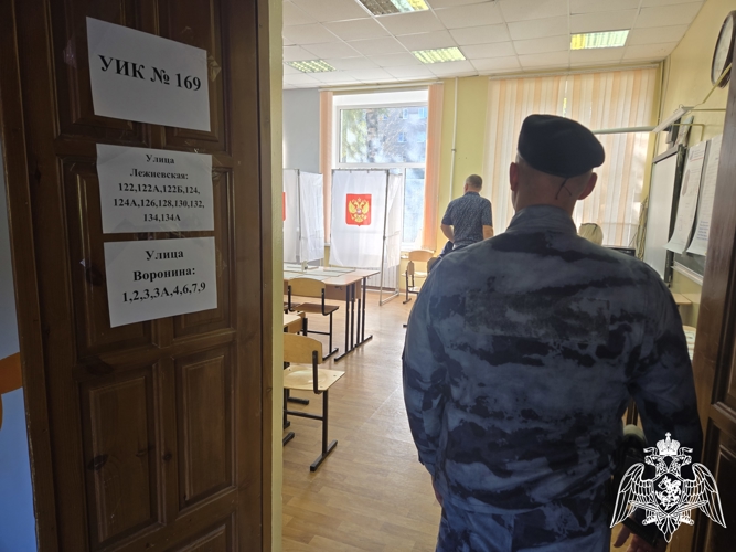 Росгвардия обеспечила правопорядок при проведении Единого дня голосования в Иванове