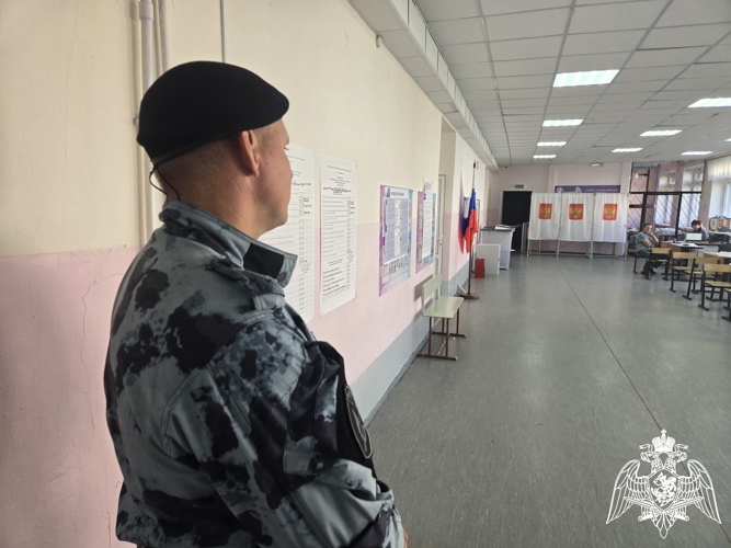 Росгвардия обеспечила правопорядок при проведении Единого дня голосования в Иванове