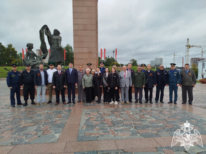 В Иванове росгвардейцы приняли участие в памятном мероприятии, посвященном окончанию Второй мировой войны