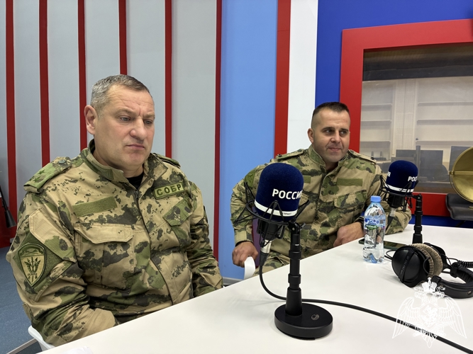Офицеры Росгвардии рассказали о силах специального назначения в эфире "Радио России" Иваново