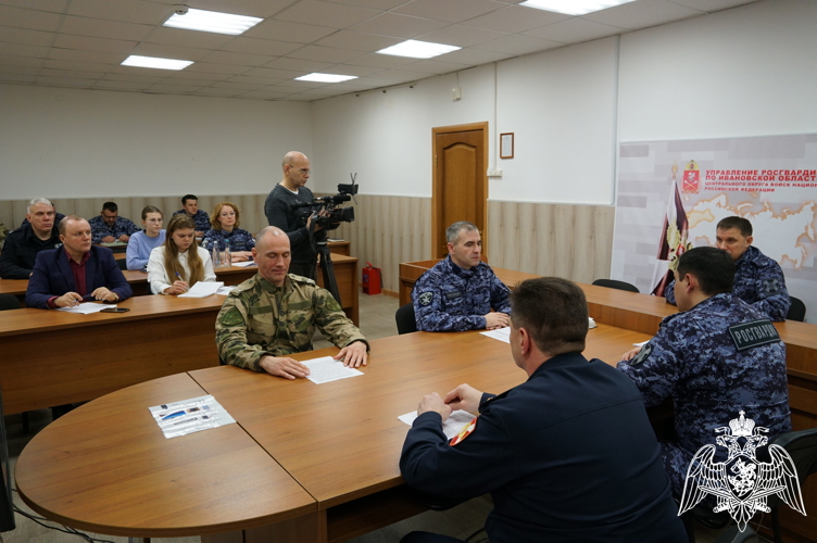 В Управлении Росгвардии по Ивановской области состоялся брифинг для представителей региональных средств массовой информации