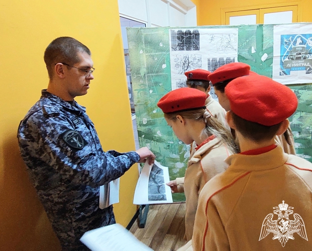 Офицер Росгвардии принял участие в Историческом квесте «Блокадный Ленинград» в Пучеже