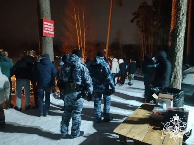 В Иванове сотрудники Росгвардии приняли участие в крещенских торжествах