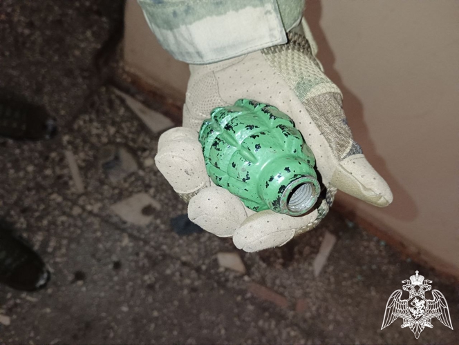Взрывотехники ивановского ОМОН "Спарта" идентифицировали боевую гранату