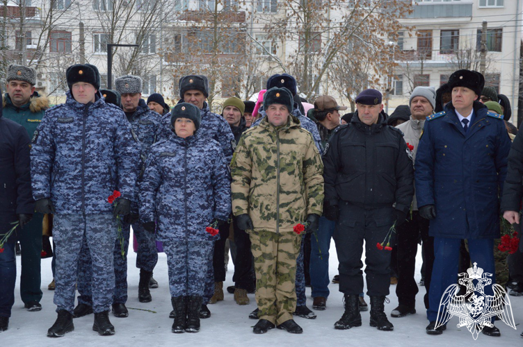 В Иванове личный состав Росгвардии принял участие в памятном митинге, посвященном Дню памяти воинов-интернационалистов