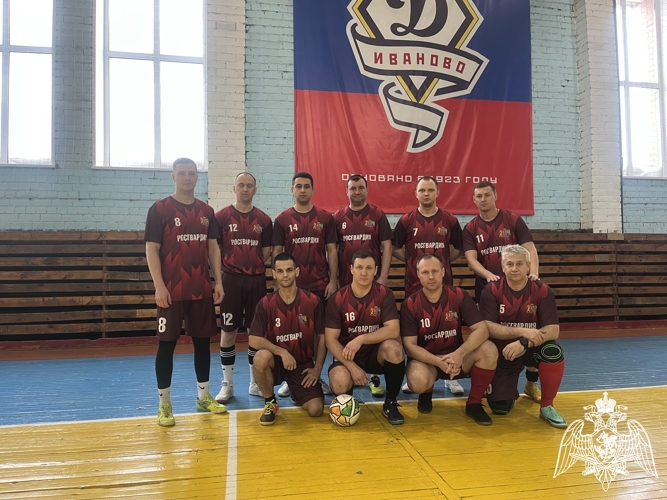 В Иванове росгвардейцы стали бронзовыми призерами чемпионата по мини-футболу
