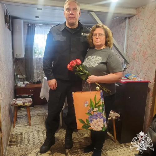 В преддверии 8 Марта ивановские росгвардейцы поздравили вдов и матерей погибших сослуживцев
