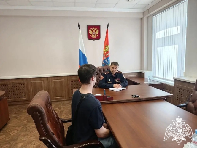 Начальник регионального Управления Росгвардии провёл приём граждан