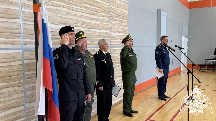 Ивановские росгвардейцы приняли смотр строя и песни военно-патриотических клубов города