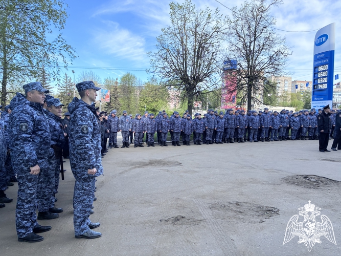 В Иванове личный состав Росгвардии выполнил задачу по обеспечению безопасности в период празднования Дня Победы  