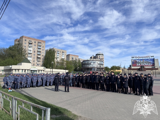 В Иванове личный состав Росгвардии выполнил задачу по обеспечению безопасности в период празднования Дня Победы  