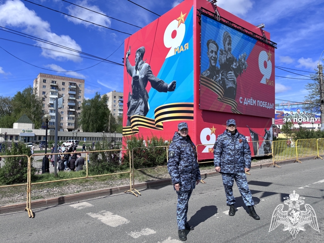 В Иванове личный состав Росгвардии выполнил задачу по обеспечению безопасности в период празднования Дня Победы  