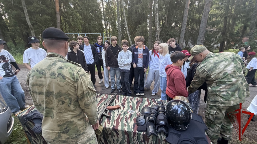 Акция «Каникулы с Росгвардией» прошла для ребят, отдыхающих в Шуйском районе